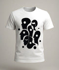 Abstract Human Faces Art Tee