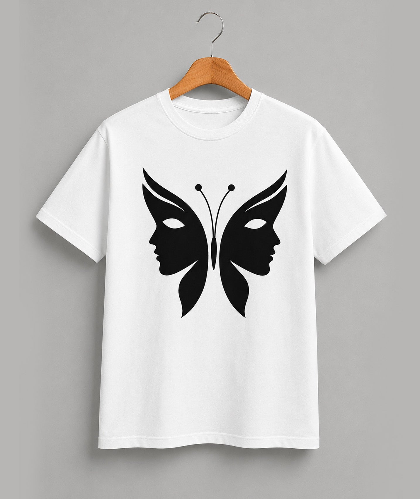 Two Sides Illusion Butterfly Tee