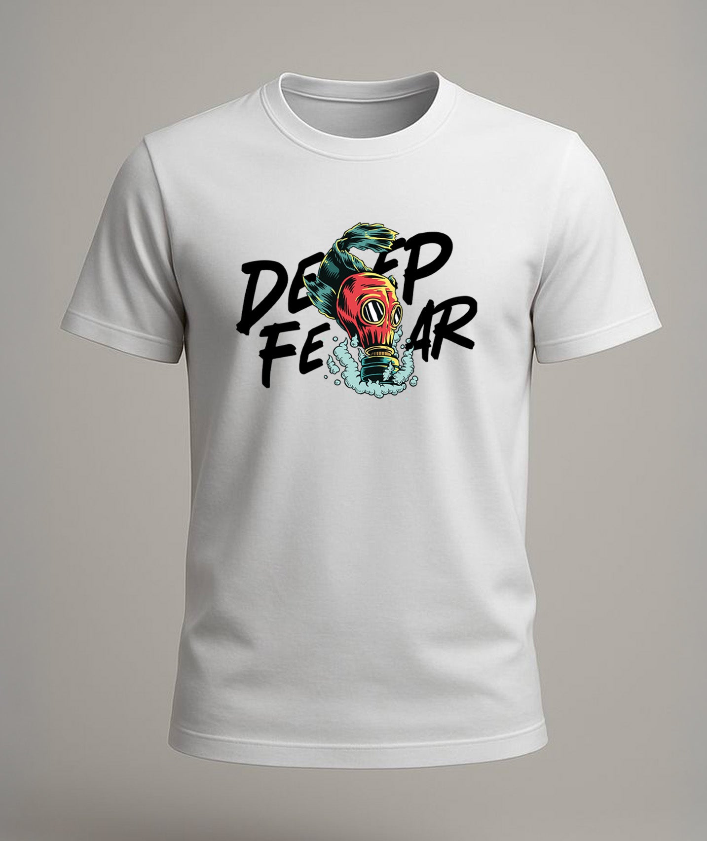 Deep Fear Gas Mask Graphic Tee