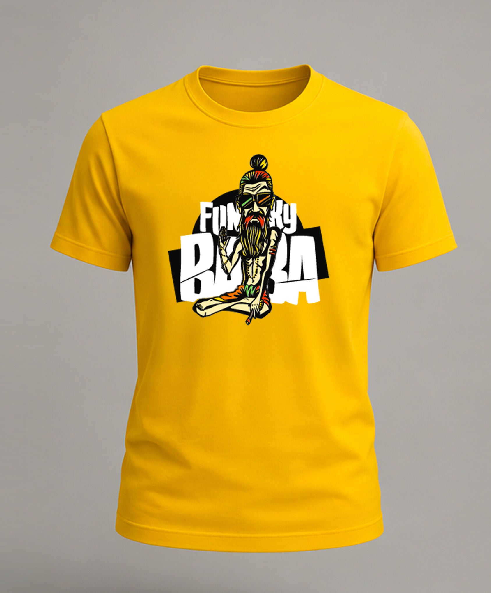 Groovy Hippie Baba T-Shirt Design
