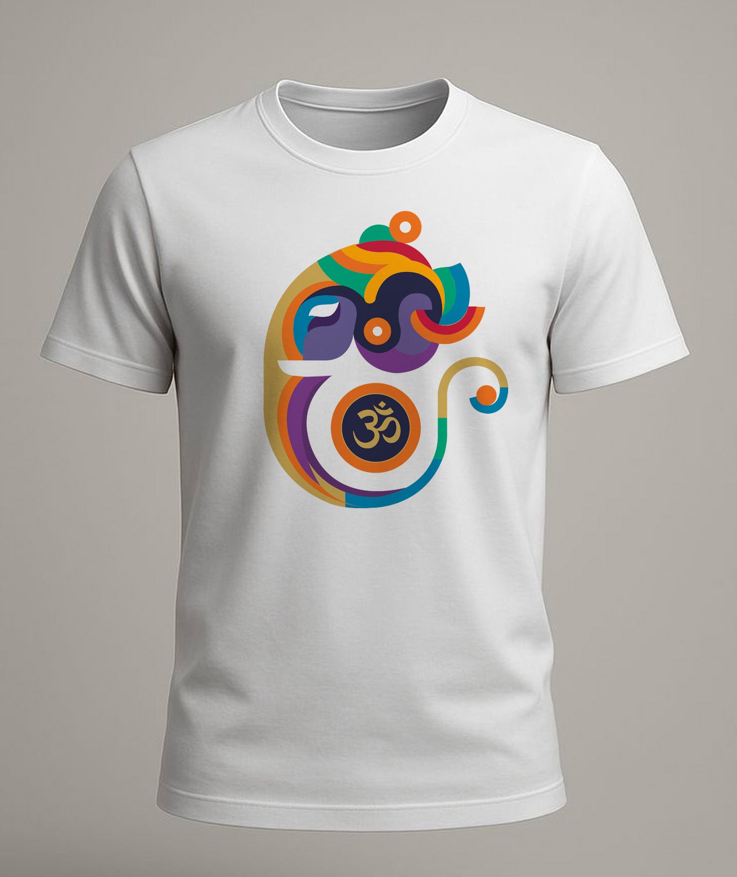 Abstract Geometric Ganesha T-Shirt