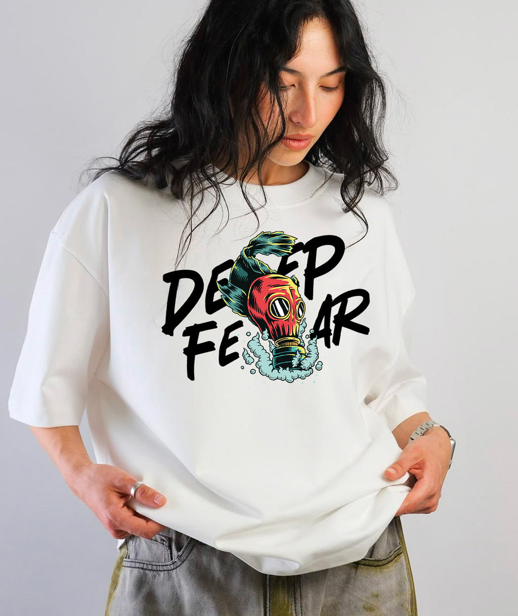 Deep Fear Gas Mask Graphic Tee