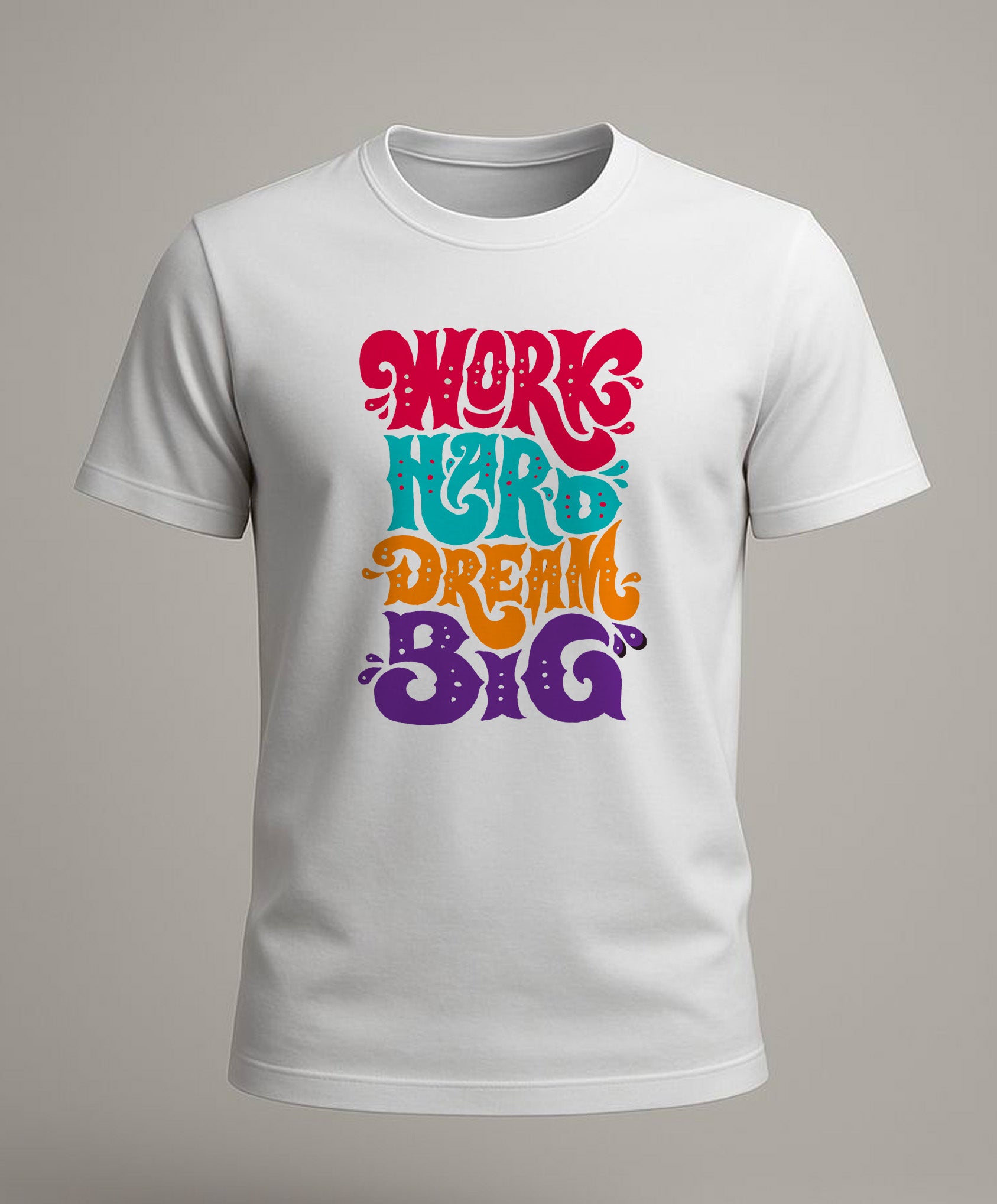 Retro Motivational Typography T-Shirt