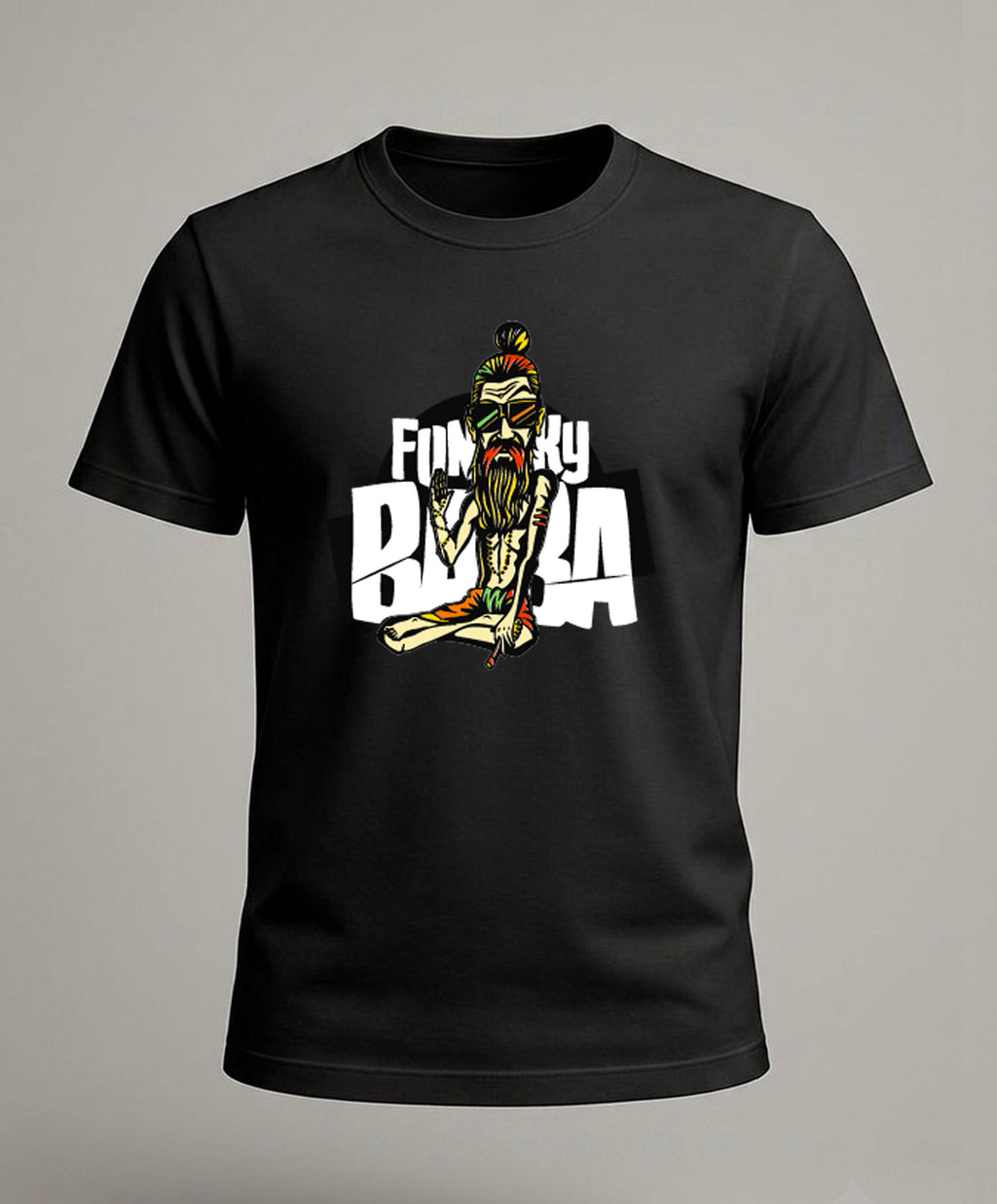 Groovy Hippie Baba T-Shirt Design