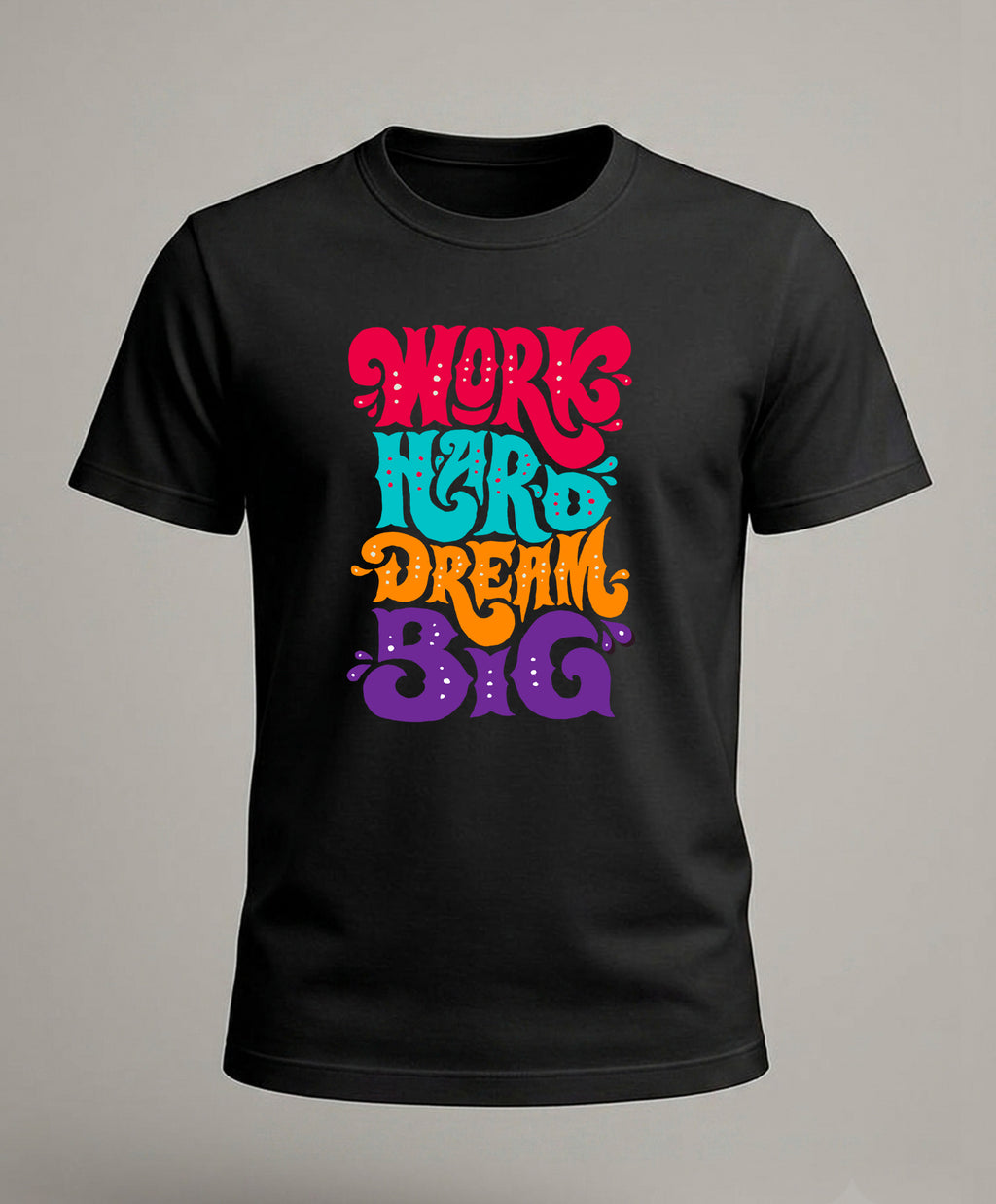 Retro Motivational Typography T-Shirt