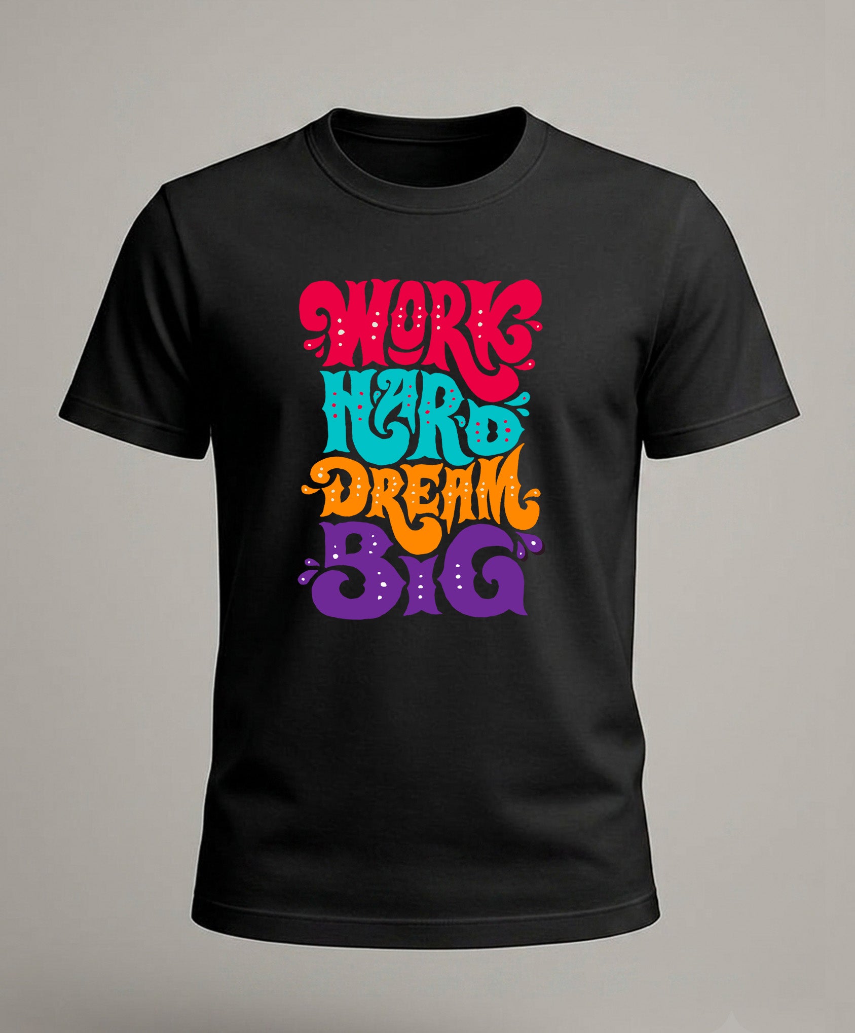Retro Motivational Typography T-Shirt