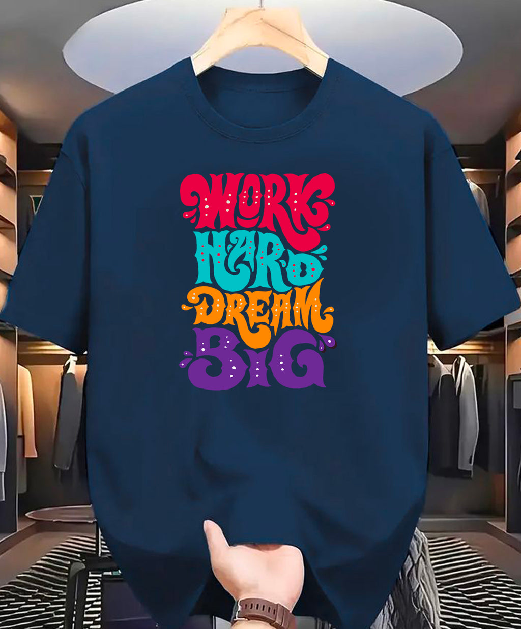 Retro Motivational Typography T-Shirt