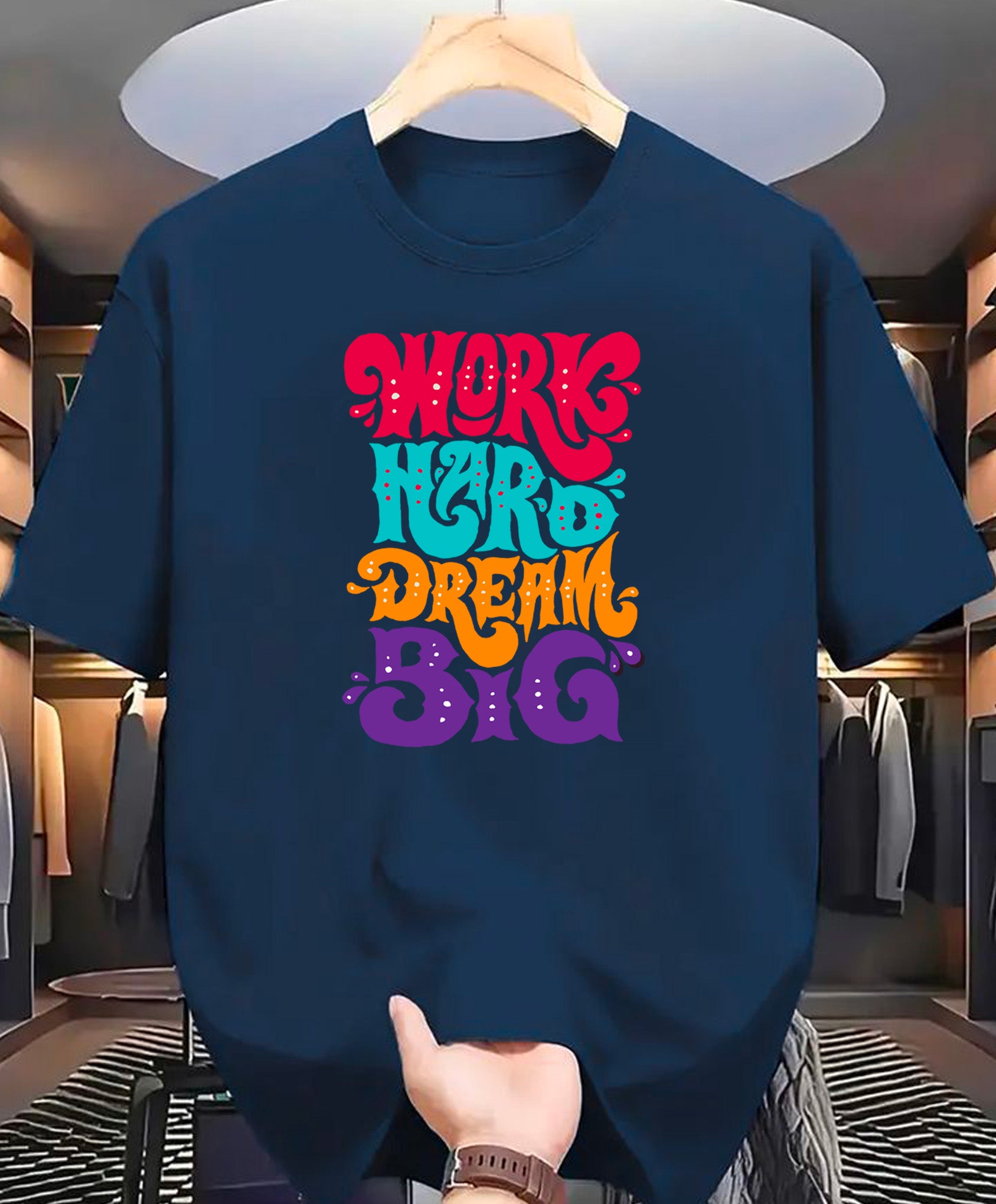 Retro Motivational Typography T-Shirt
