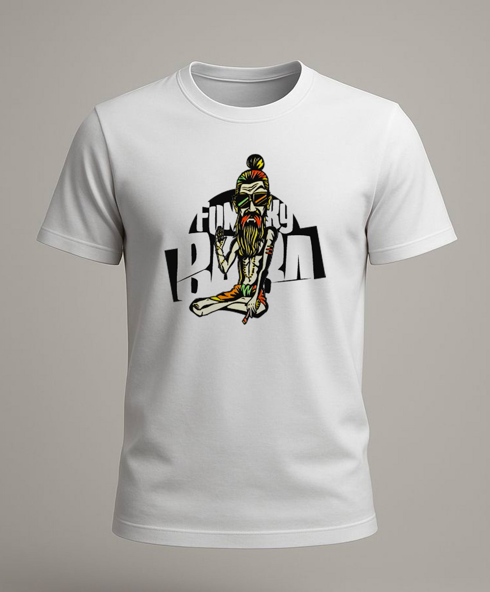 Groovy Hippie Baba T-Shirt Design