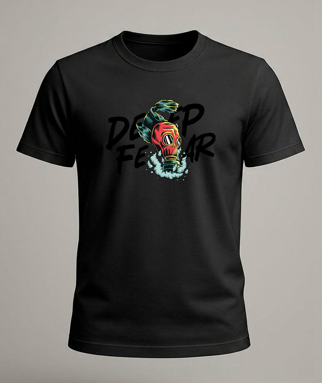 Deep Fear Gas Mask Graphic Tee
